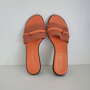 Damiani's | Orange Wedge Slides